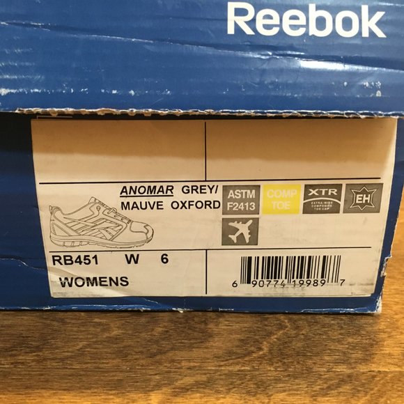 Reebok Anomar Work Safety Shoe Composite Toe 6 W - Picture 2 of 13